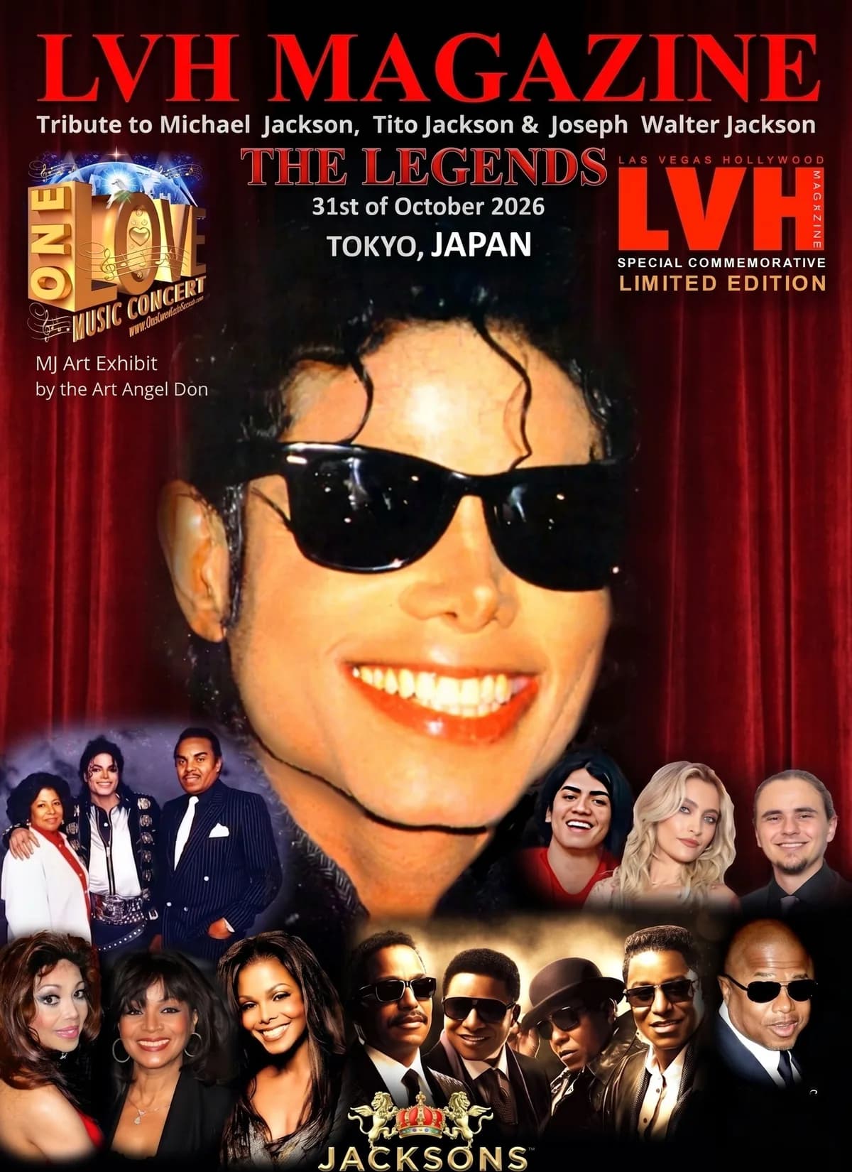LVH Magazine — The Legends, Tokyo. Cover.
